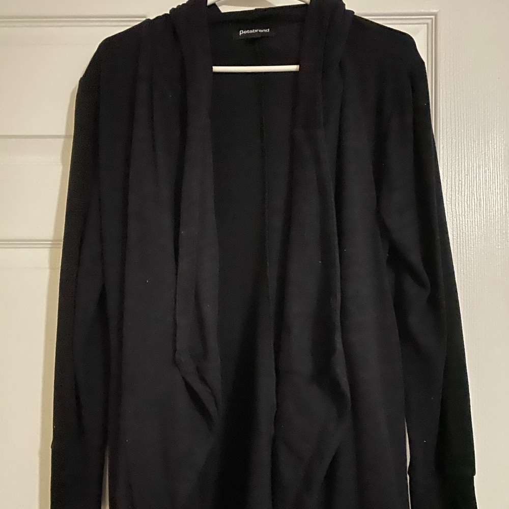 Beta brand Cardigan wrap with pockets/ hood